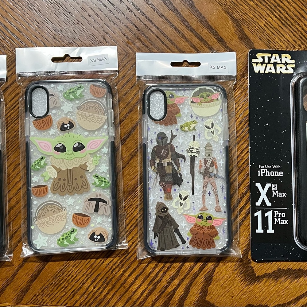 Lot 4 Star Wars Themed iPhone XS Max Cases